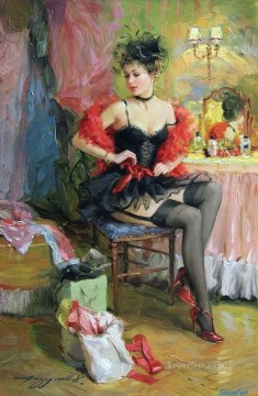 Impresionismo Painting - Pretty Lady KR 037 Impresionista